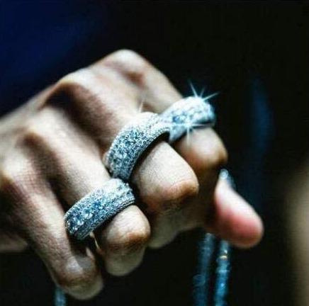 10mm Wheel Diamond Rings - Gold Nation Store