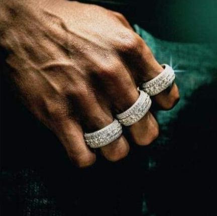 10mm Wheel Diamond Rings - Gold Nation Store