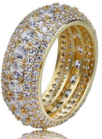 10mm Wheel Diamond Rings - Gold Nation Store