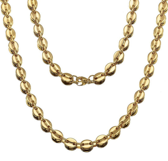 11mm Gucci Chain 18k Necklaces - Gold Nation Store