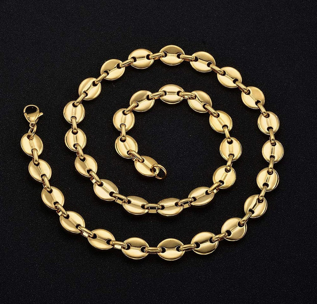 11mm Gucci Chain 18k Necklaces - Gold Nation Store