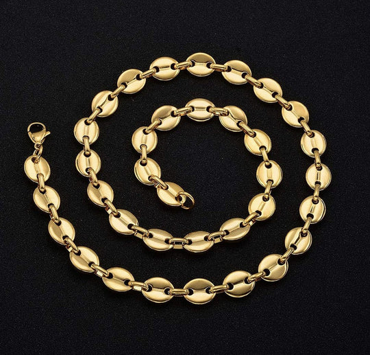 11mm Gucci Chain 18k Necklaces - Gold Nation Store