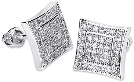 14k Iced Kite Stud Earrings - Gold Nation Store