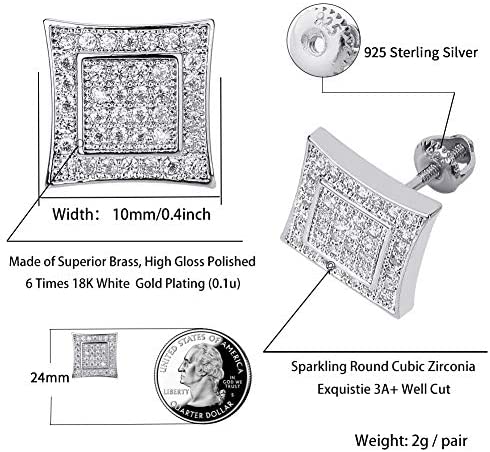 14k Iced Kite Stud Earrings - Gold Nation Store