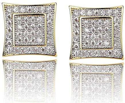 14k Iced Kite Stud Earrings - Gold Nation Store