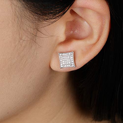 14k Iced Kite Stud Earrings - Gold Nation Store