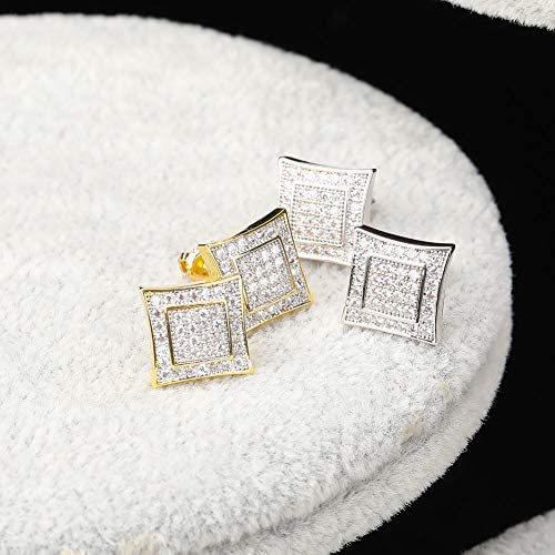 14k Iced Kite Stud Earrings - Gold Nation Store