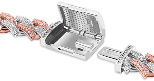 16mm Spiked Miami Cuban Diamond Chain Necklaces - Gold Nation Store