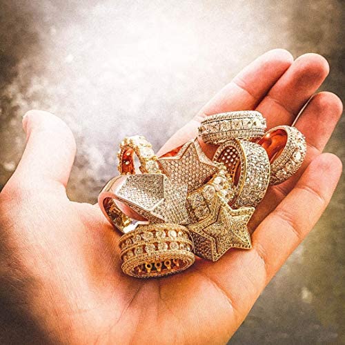 3D Star Rings - Gold Nation Store