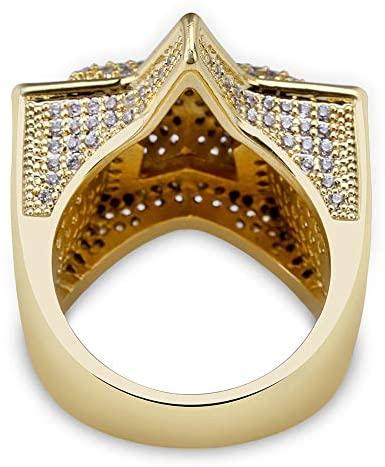 3D Star Rings - Gold Nation Store