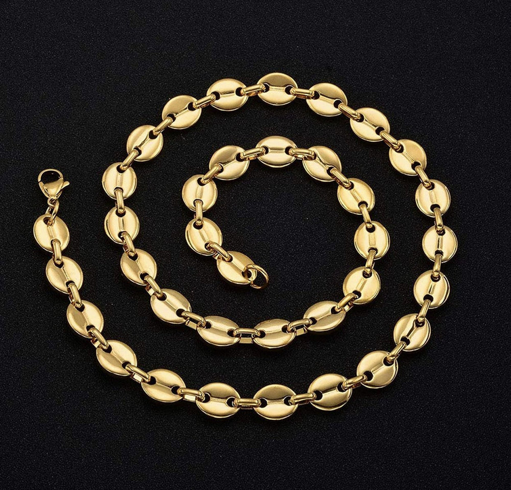 7mm Marine Chain 18k Necklaces