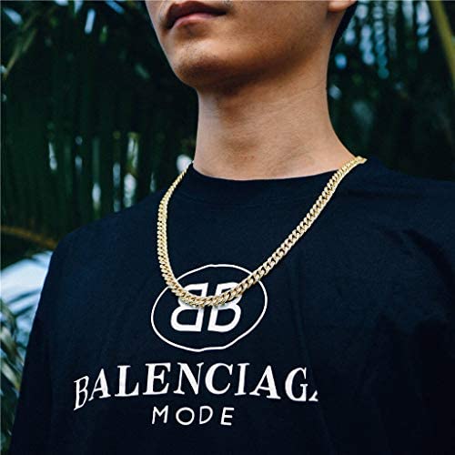 8mm Diamond Cuban Link Necklaces - Gold Nation Store