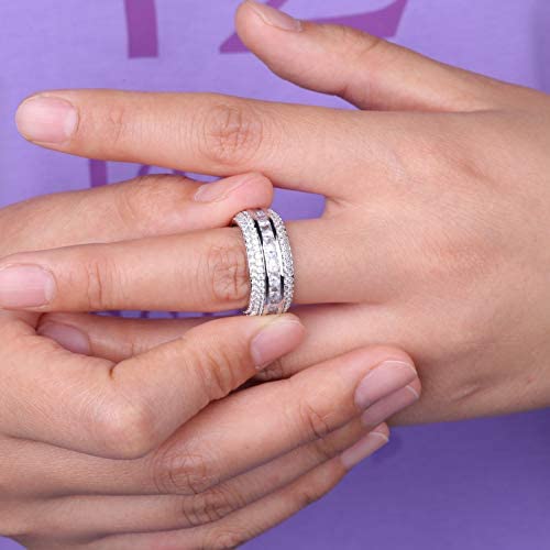 Baguette Iced Rings - Gold Nation Store