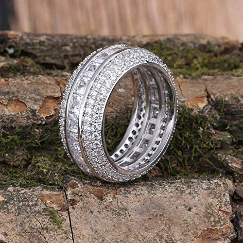 Baguette Iced Rings - Gold Nation Store