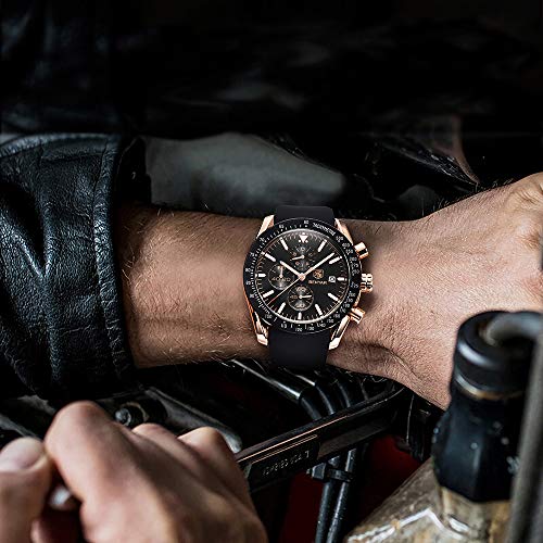 BY Chrono Business Silicone Watches