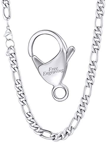 3mm-12mm Figaro - 18K Gold Plated Italian Style Necklace Figaro Jewelry Set - Gold Nation Store