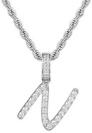 Iced Letter Pendants - Gold Nation Store