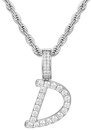 Iced Letter Pendants - Gold Nation Store