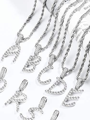 Iced Letter Pendants - Gold Nation Store