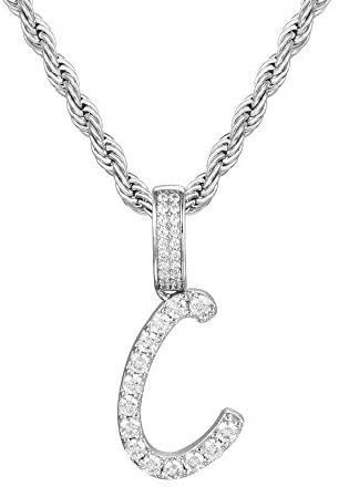 Iced Letter Pendants - Gold Nation Store