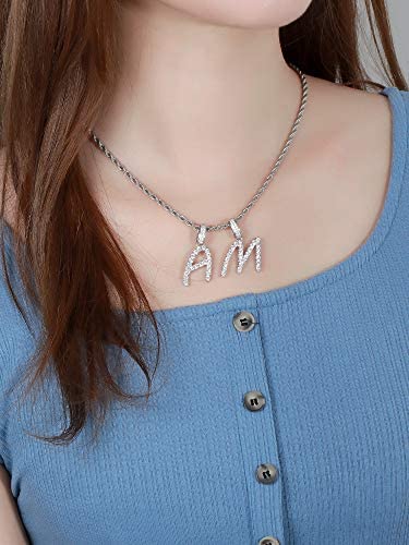 Iced Letter Pendants - Gold Nation Store