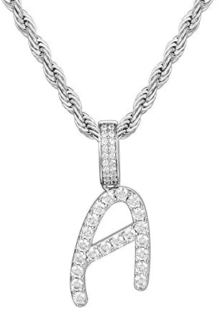 Iced Letter Pendants - Gold Nation Store