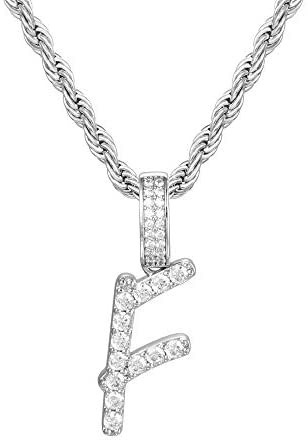 Iced Letter Pendants - Gold Nation Store