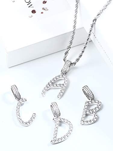 Iced Letter Pendants - Gold Nation Store