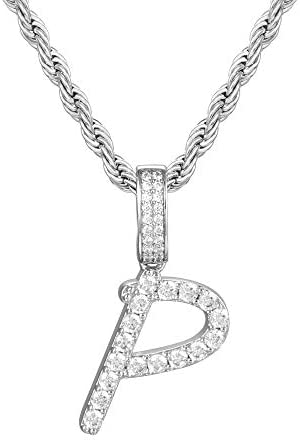 Iced Letter Pendants - Gold Nation Store