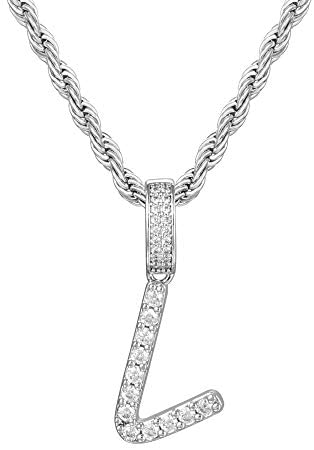 Iced Letter Pendants - Gold Nation Store