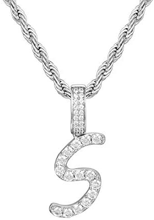 Iced Letter Pendants - Gold Nation Store