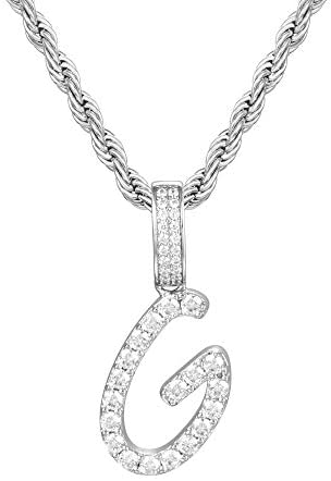 Iced Letter Pendants - Gold Nation Store