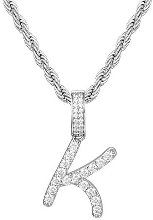 Iced Letter Pendants - Gold Nation Store