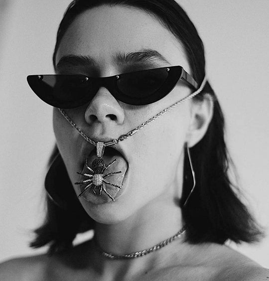 Iced Spider Pendants - Gold Nation Store