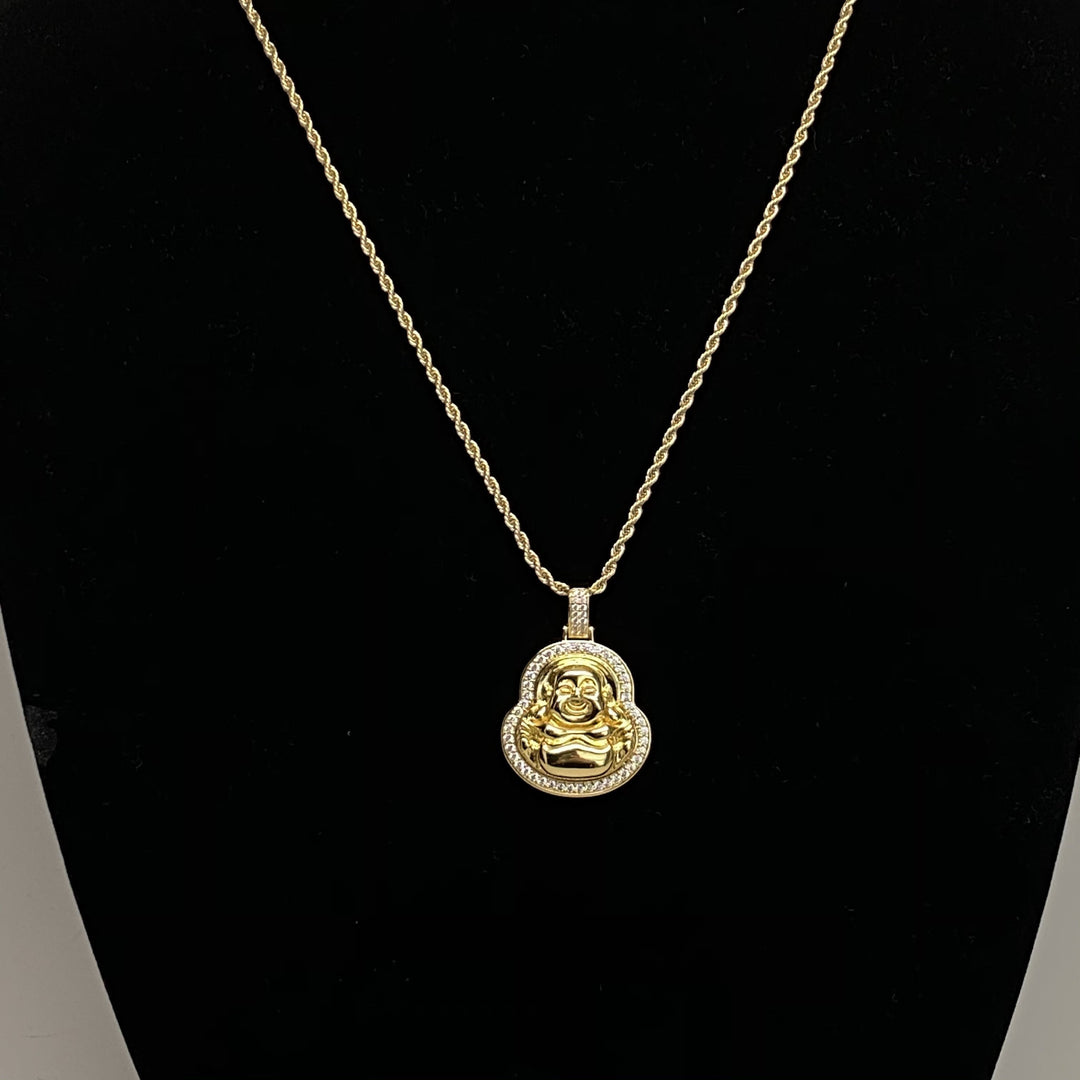 Laughing Buddha Pendants - Gold Nation Store