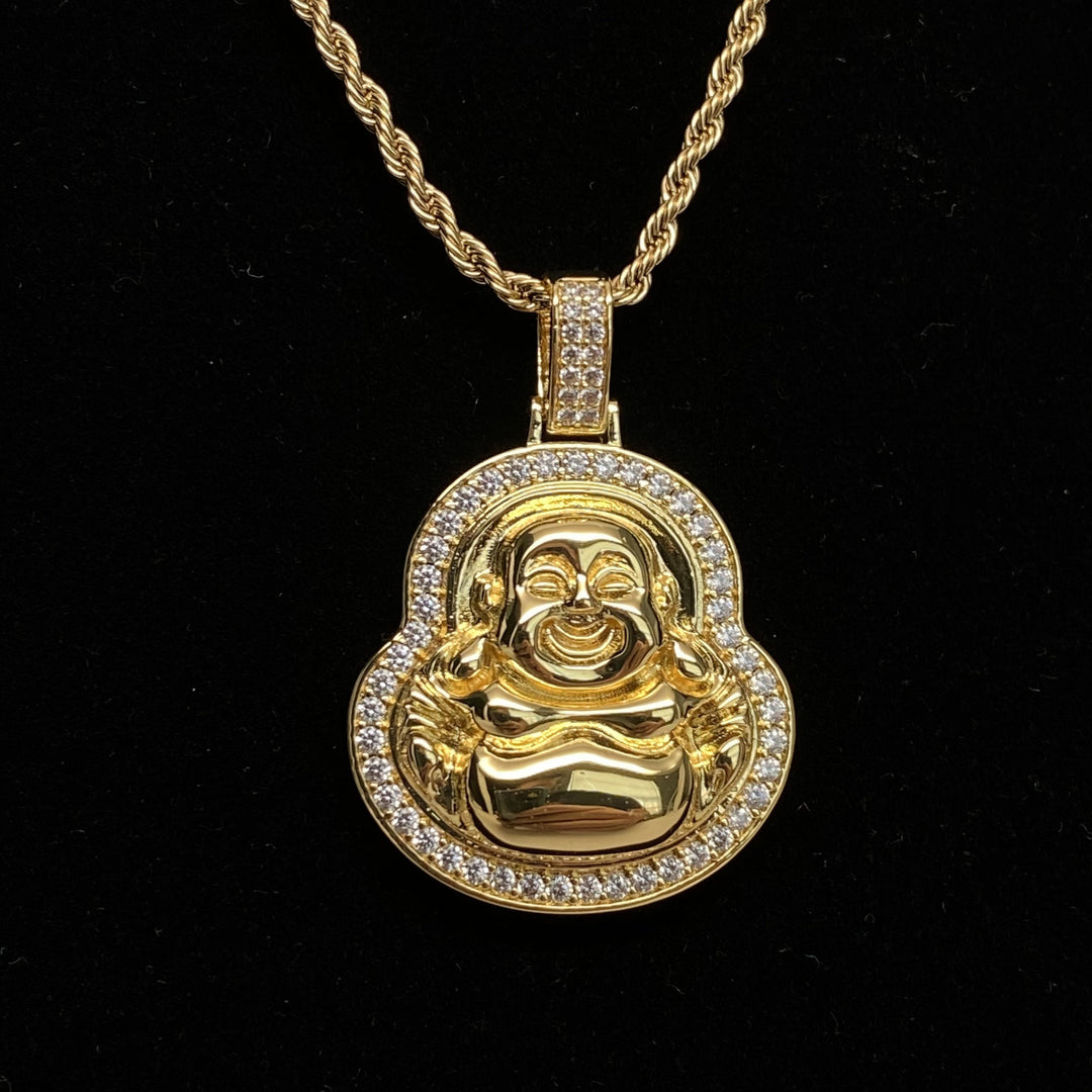 Laughing Buddha Pendants - Gold Nation Store