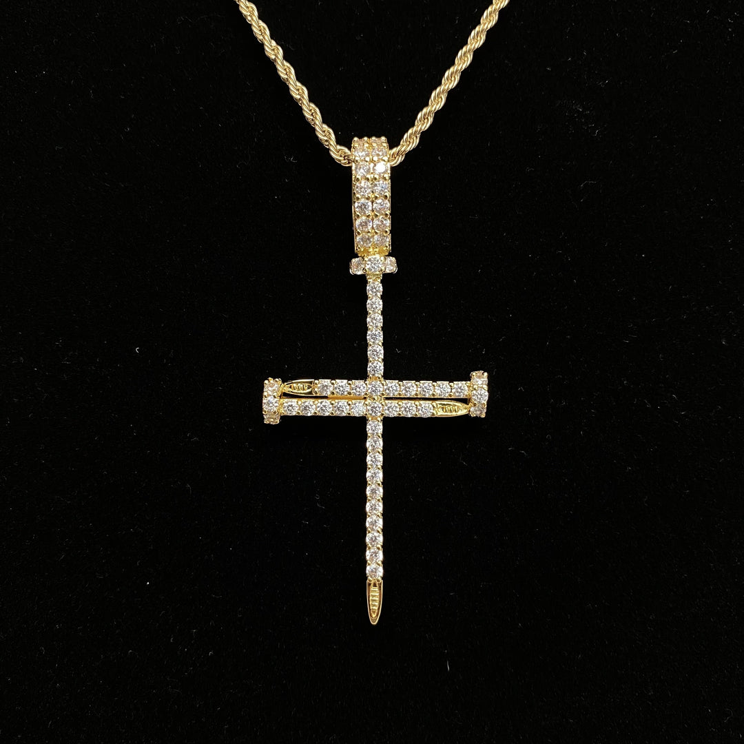 Nail Cross Pendants - Gold Nation Store