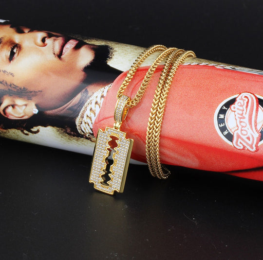 Razor Blade Pendants - Gold Nation Store