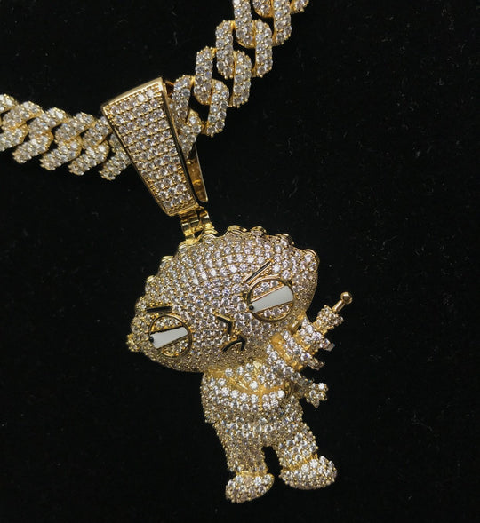 Stewie Big Pendants - Gold Nation Store
