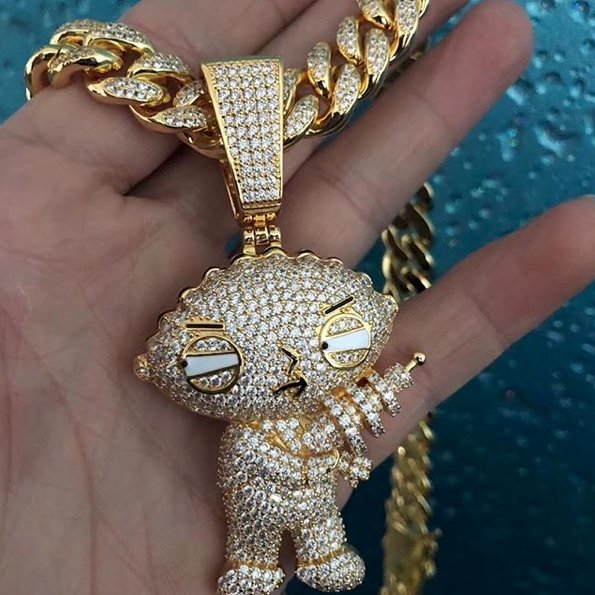 Stewie Big Pendants - Gold Nation Store