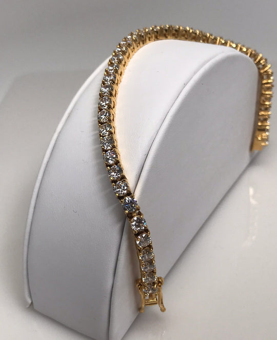 3mm - 4mm Tennis Bracelets - Gold Nation Store